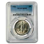 1942 Walking Liberty Half Dollar MS-66 PCGS