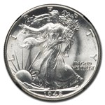 1942 Walking Liberty Half Dollar MS-67 NGC (Castle)