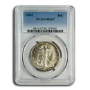 1942 Walking Liberty Half Dollar MS-67 PCGS