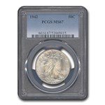 1942 Walking Liberty Half Dollar MS-67 PCGS