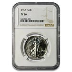 1942 Walking Liberty Half Dollar PF-66 NGC
