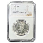 1942 Walking Liberty Half Dollar PF-67+ NGC