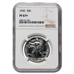 1942 Walking Liberty Half Dollar PF-67+ NGC