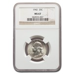 1942 Washington Quarter MS-67 NGC