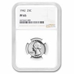 1942 Washington Quarter PF-65 NGC