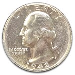 1942 Washington Quarter PR-65 PCGS