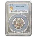 1942 Washington Quarter PR-65 PCGS