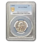 1942 Washington Quarter PR-65 PCGS