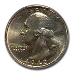 1942 Washington Quarter PR-65 PCGS