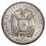 1943-1944 Ecuador Silver 5 Sucres Avg Circ