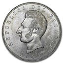 1943-1944 Ecuador Silver 5 Sucres BU