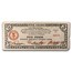 1943-1944 Philippines Guerilla Currency 5 Pesos Note VF