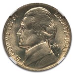 1943/2-P Silver Jefferson Nickel MS-67 NGC