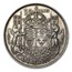 1943 Canada Silver 50 Cents George VI AU