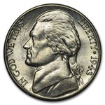 1943-D 35% Silver Wartime Jefferson Nickel Roll BU