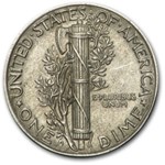 1943-D Mercury Dime BU