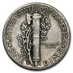 1943-D Mercury Dime Good/VF