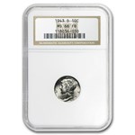 1943-D Mercury Dime MS-66 NGC (FB)