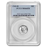 1943-D Mercury Dime MS-66 PCGS (FB)