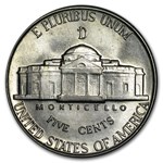 1943-D Silver Wartime Jefferson Nickel BU