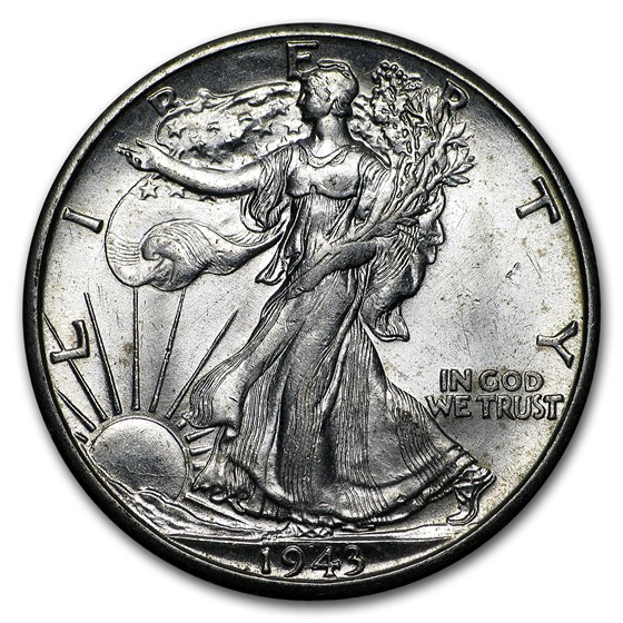 1943-D Walking Liberty Half Dollar BU 1943-D Walking Liberty Half Dollar BU