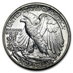 1943-D Walking Liberty Half Dollar BU