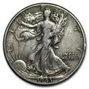 1943-D Walking Liberty Half Dollar Fine/VF