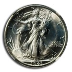1943-D Walking Liberty Half Dollar MS-66 NGC