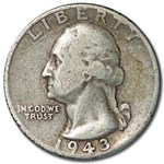 1943-D Washington Quarter Good/VF
