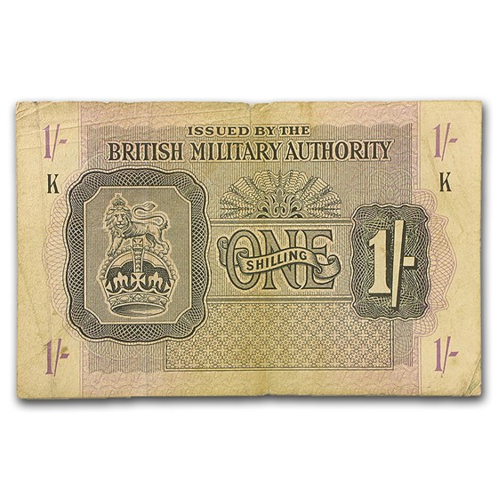 Buy 1943 Great Britain Military One Shilling Note VF | APMEX