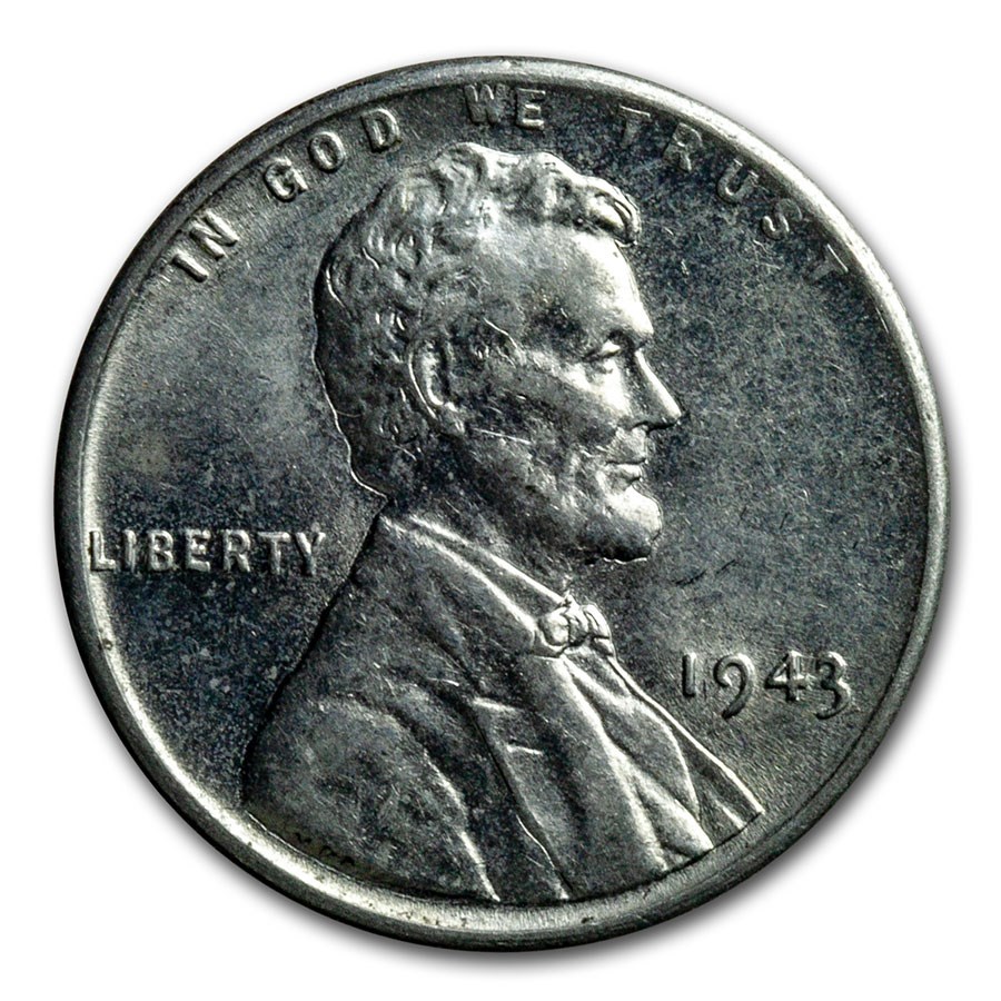 1943 Lincoln Cent AU