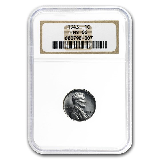 1943 Lincoln Cent MS-66 NGC 1943 Lincoln Cent MS-66 NGC