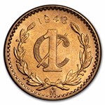 1943 Mexico Bronze 1 Centavo BU