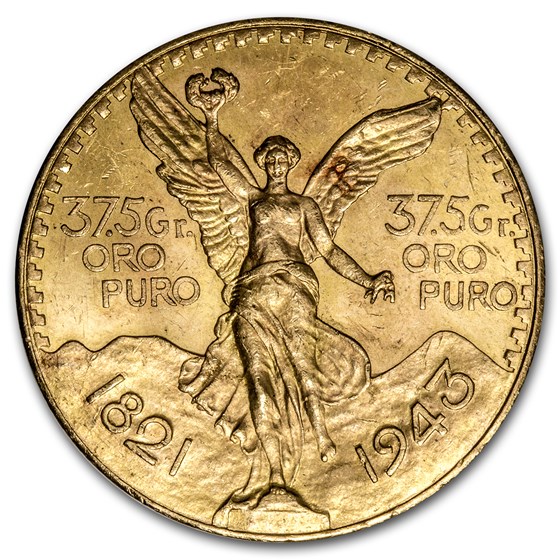1943 Mexico Gold 50 Pesos BU 1943 Mexico Gold 50 Pesos BU