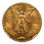 1943 Mexico Gold 50 Pesos MS-64 NGC