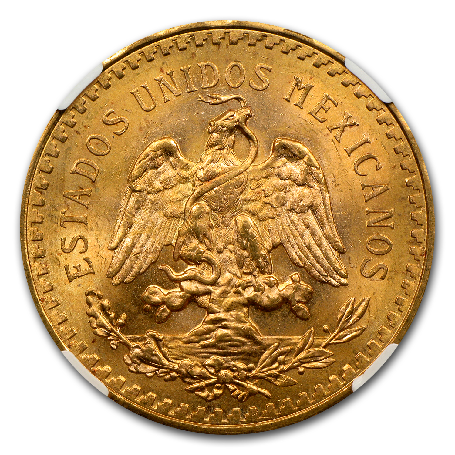 Buy 1943 Mexican Gold 50 Pesos MS-64 NGC | APMEX