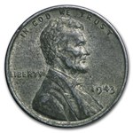 1943-P-D-S Lincoln Steel Cent 50-Coin Roll Avg Circ