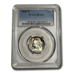 1943-P Silver Jefferson Nickel MS-66+ PCGS