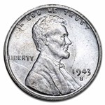 1943-S Lincoln Cent 50-Coin Roll AU/BU