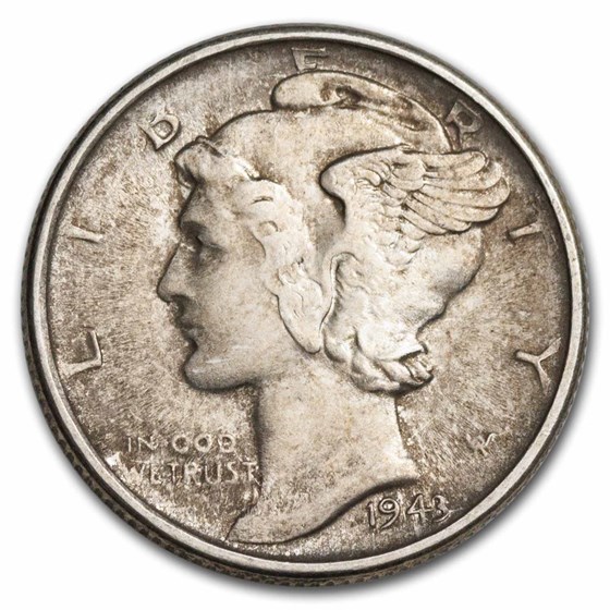 1943-S Mercury Dime BU 1943-S Mercury Dime BU
