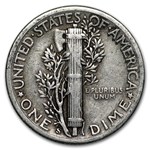 1943-S Mercury Dime Good/VF
