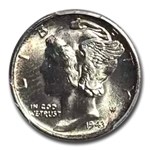 1943-S Mercury Dime MS-66 PCGS (FB)