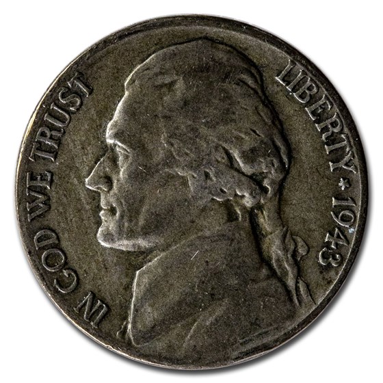 1943-S Silver Wartime Jefferson Nickel Avg Circ
