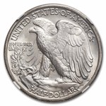 1943-S Walking Liberty Half Dollar MS-64 NGC