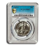 1943-S Walking Liberty Half Dollar MS-67 PCGS