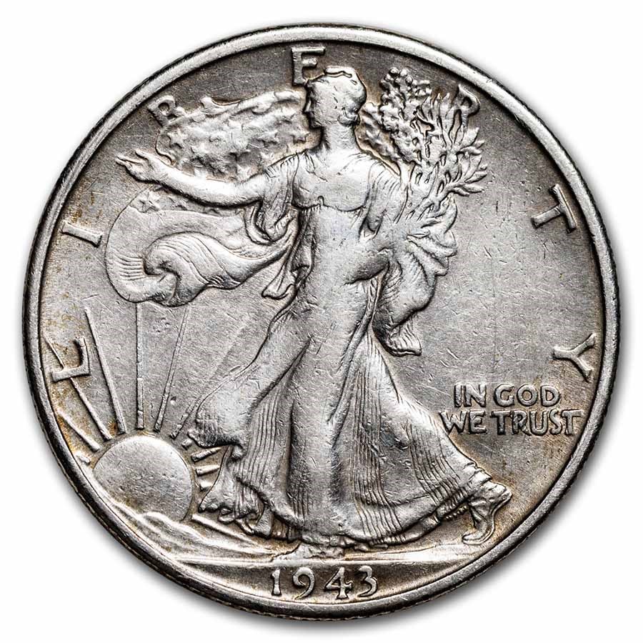 1943-S Walking Liberty Half Dollar XF