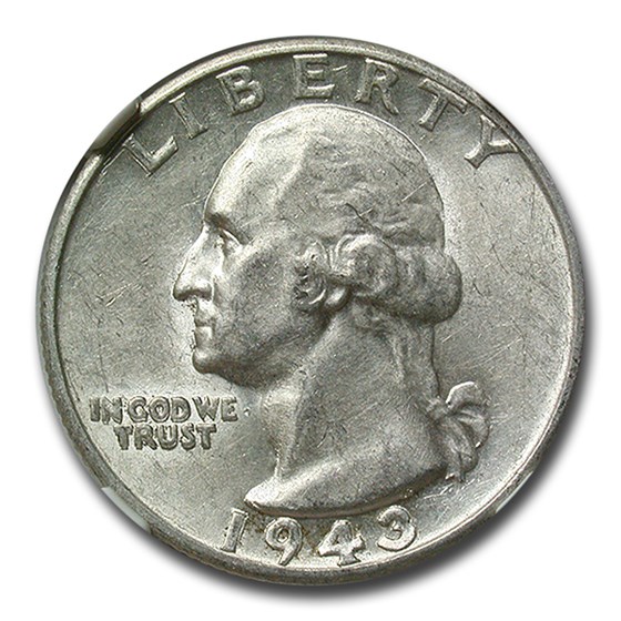 1943-S Washington Quarter AU-58 NGC (Doubled Die Obv FS-101) 1943-S Washington Quarter AU-58 NGC (Doubled Die Obv FS-101)