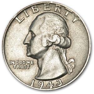 1943-S Washington Quarter XF 1943-S Washington Quarter XF