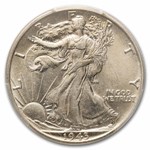 1943 Walking Liberty Half Dollar AU-58 PCGS