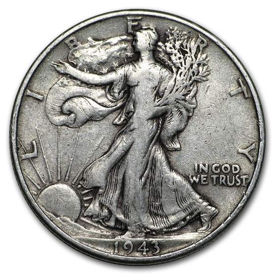 1943 Walking Liberty Half Dollar Fine/VF 1943 Walking Liberty Half Dollar Fine/VF